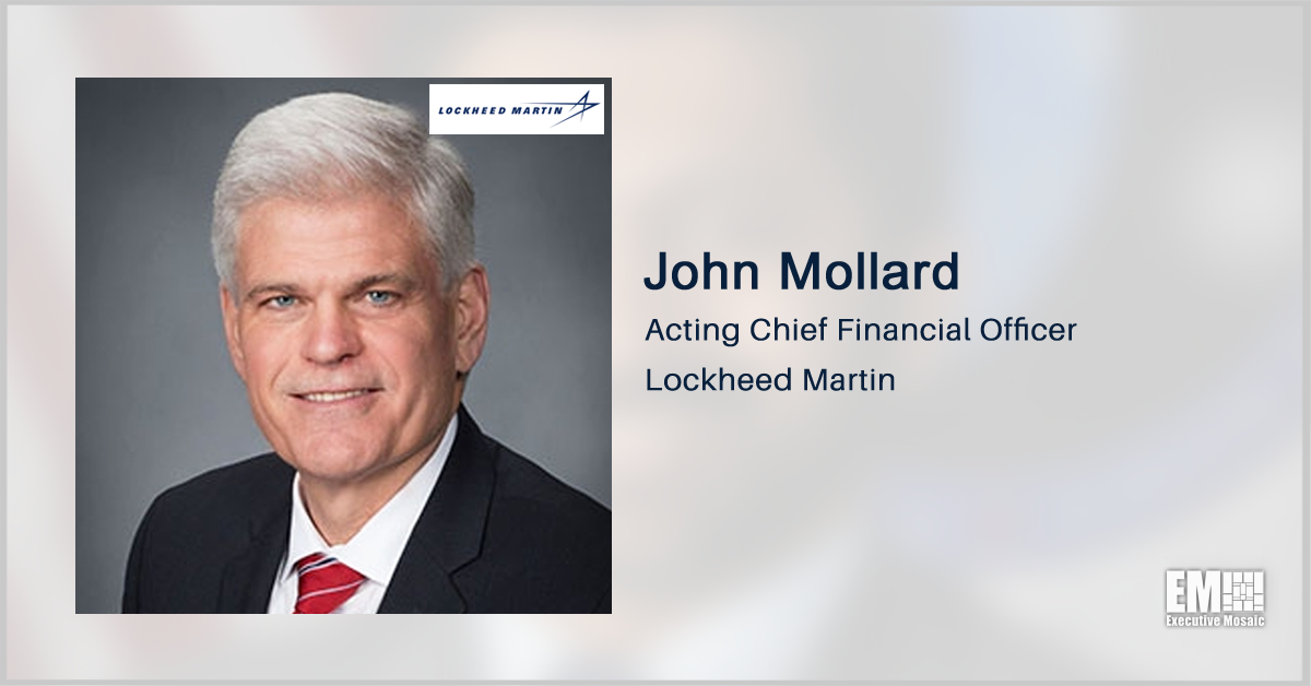 John Mollard Named Lockheed Acting CFO