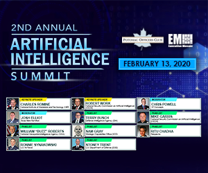 Mike Garris, Maj. Sam Gray, Terry Busch to Serve as Panelists at Potomac Officers Club’s AI Summit 2020 on Feb. 13th