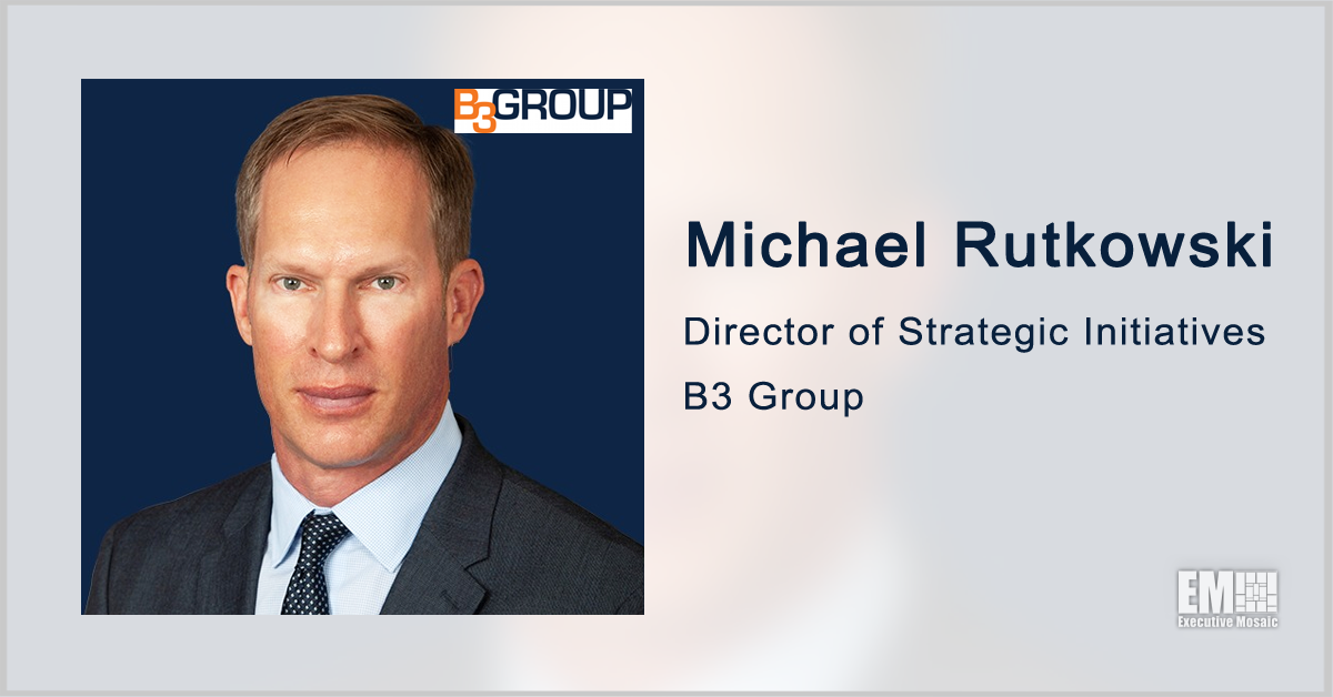 Army Vet Michael Rutkowski Joins B3 Group as Strategic Initiatives Director