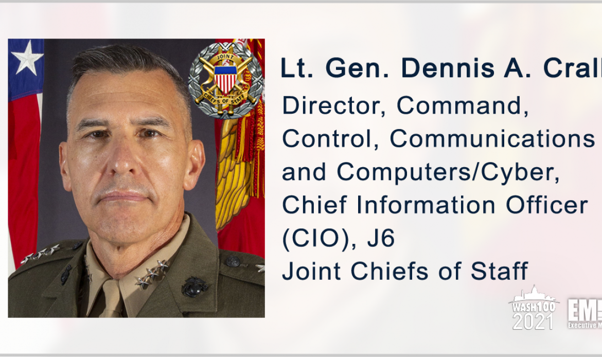 Lt. Gen. Dennis Crall: Pentagon Needs Enterprise Cloud for JADC2