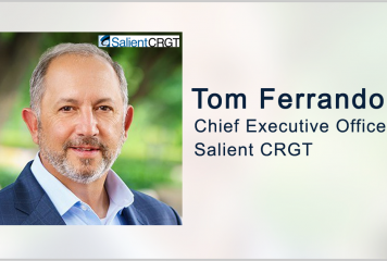 Salient CRGT Books $88M in Navy International Security Assistance Support Contracts; Tom Ferrando Quoted