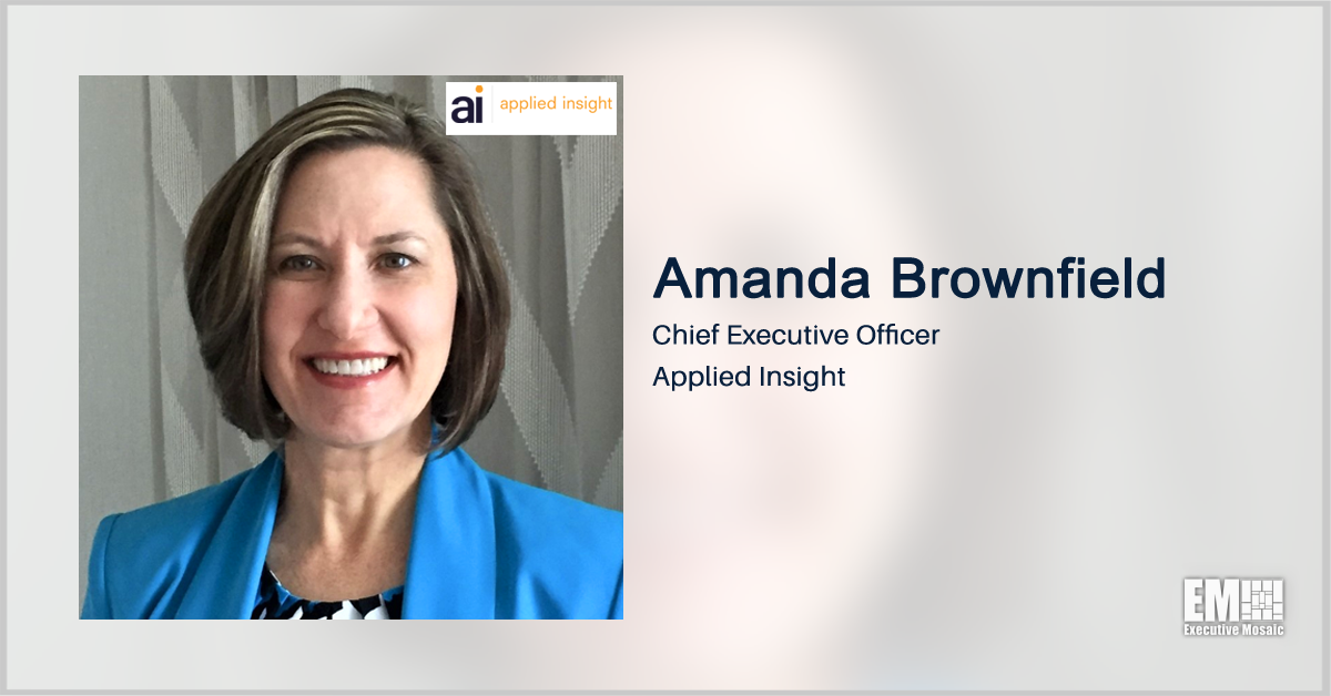 Amanda Brownfield Named Applied Insight CEO