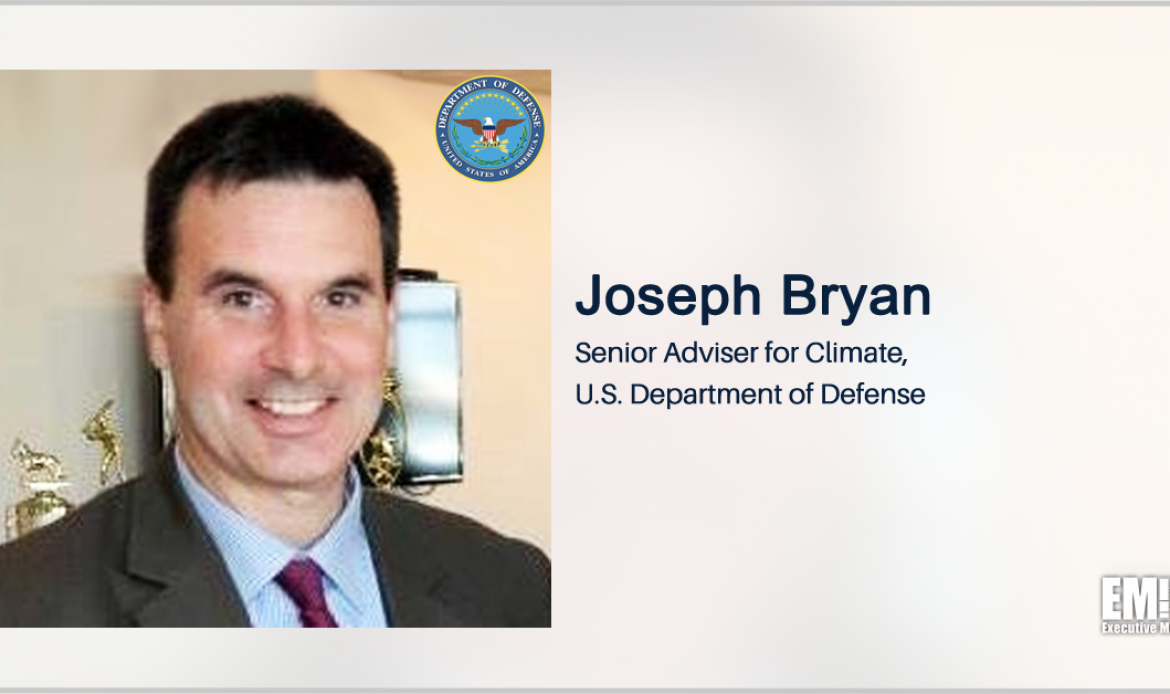 Joseph Bryan, Rod Schoonover to Deliver Keynotes on National Security Implications of Climate Change
