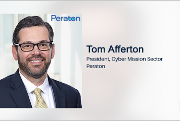 Peraton Books $109M Cybercom Task Order for Cyberspace Operations Support Services; Tom Afferton Quoted