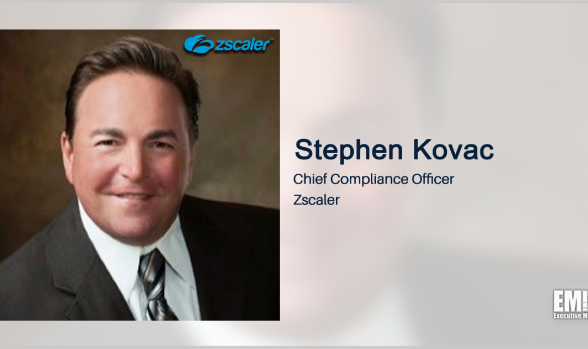Zscaler Named Authorized StateRAMP Vendor; Stephen Kovac Quoted