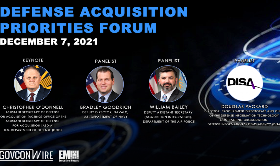 DISA, Navy, Air Force Officials to Discuss Military Tech Acquisition at GovCon Wire Forum