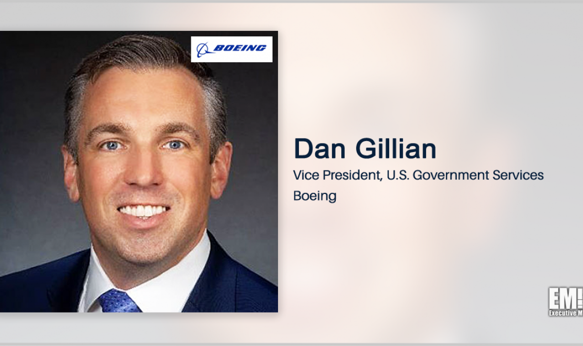 Boeing Seals $15B Follow-On Deal for US Military Platform Supply Chain Services; Dan Gillian Quoted