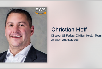 Christian Hoff Named Director of AWS Federal Civilian, Health Group