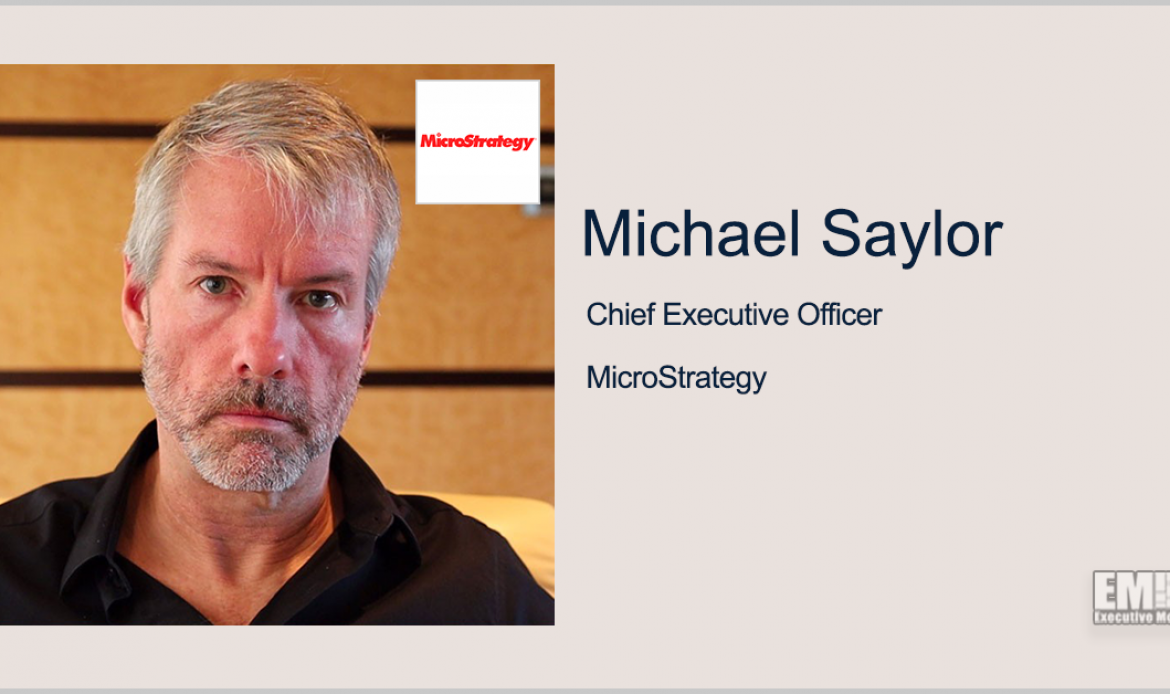 MicroStrategy CEO Michael Saylor to Offer Insight Into Digital Currency at Potomac Officers Club Forum