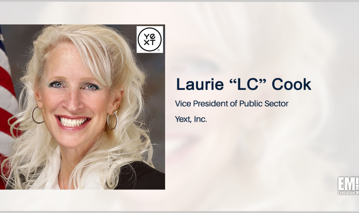 Executive Spotlight With Yext Public Sector VP LC Cook Focuses on AI, Emerging Tech’s Impact on Federal Landscape