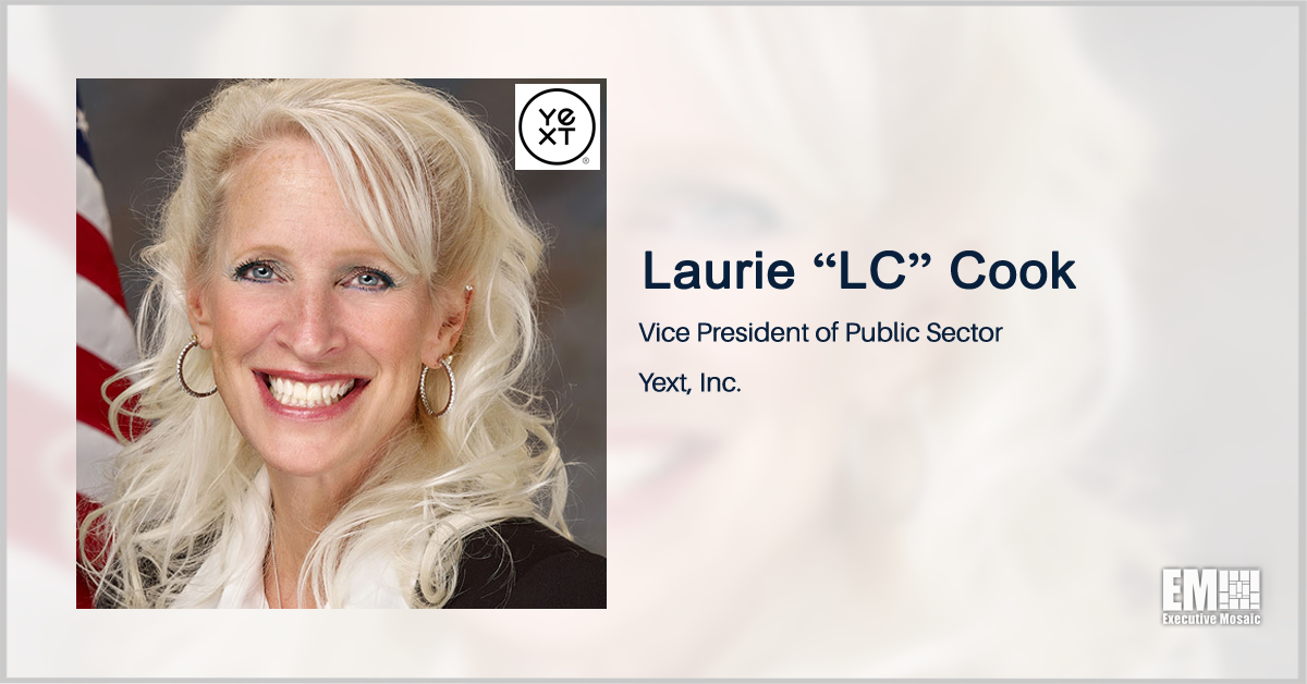 Executive Spotlight With Yext Public Sector VP LC Cook Focuses on AI, Emerging Tech’s Impact on Federal Landscape