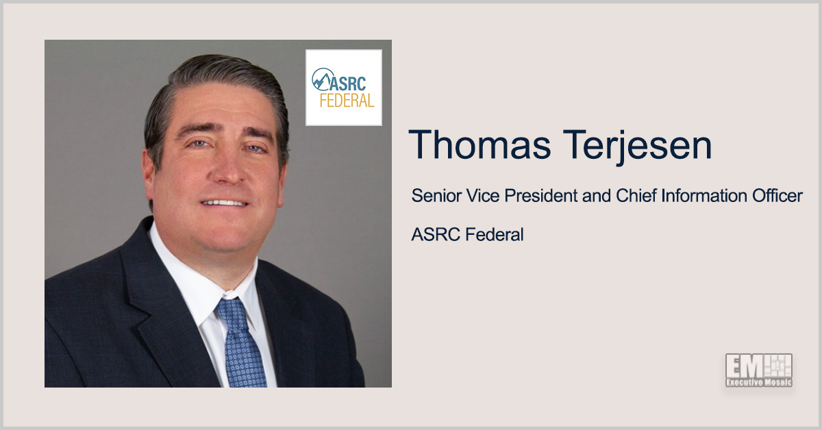 Thomas Terjesen Named ASRC Federal SVP, CIO
