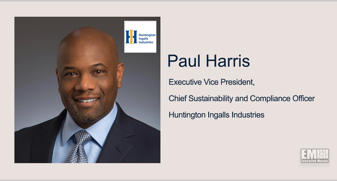Paul Harris Promoted to HII EVP, Chief Sustainability & Compliance Officer