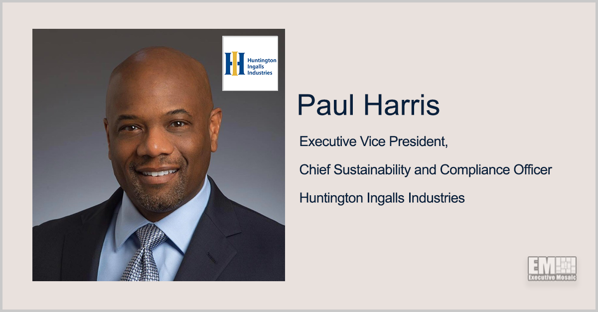 Paul Harris Promoted to HII EVP, Chief Sustainability & Compliance Officer