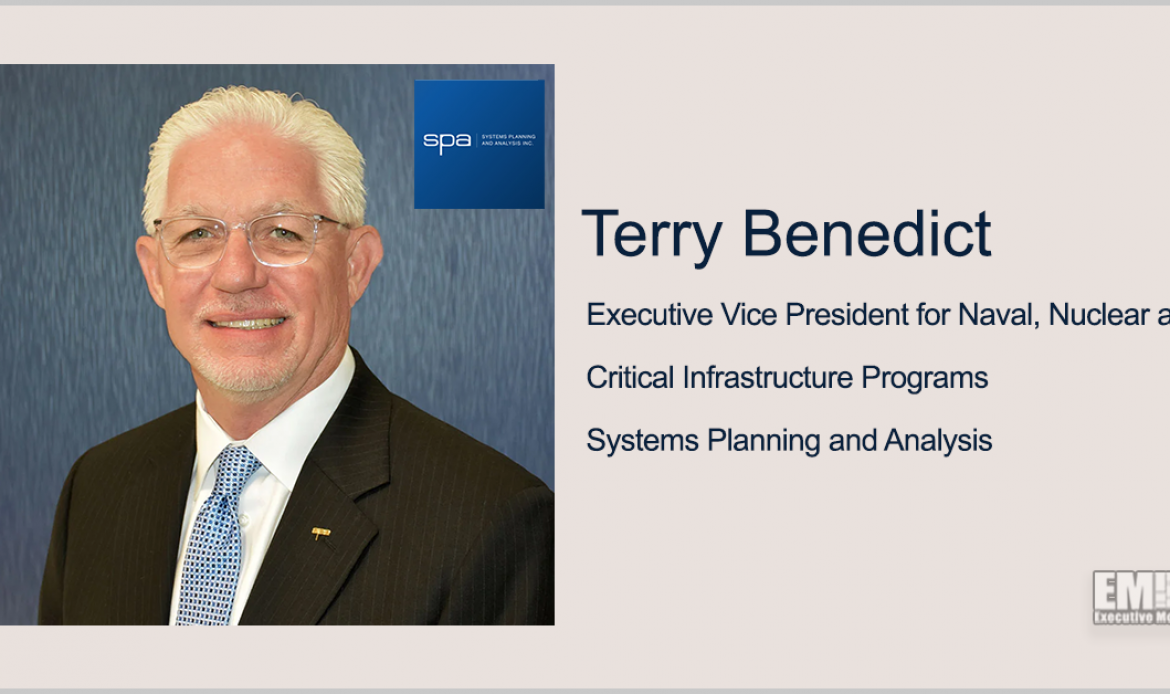 Navy Vet Terry Benedict Added to SPA’s Leadership Team as EVP