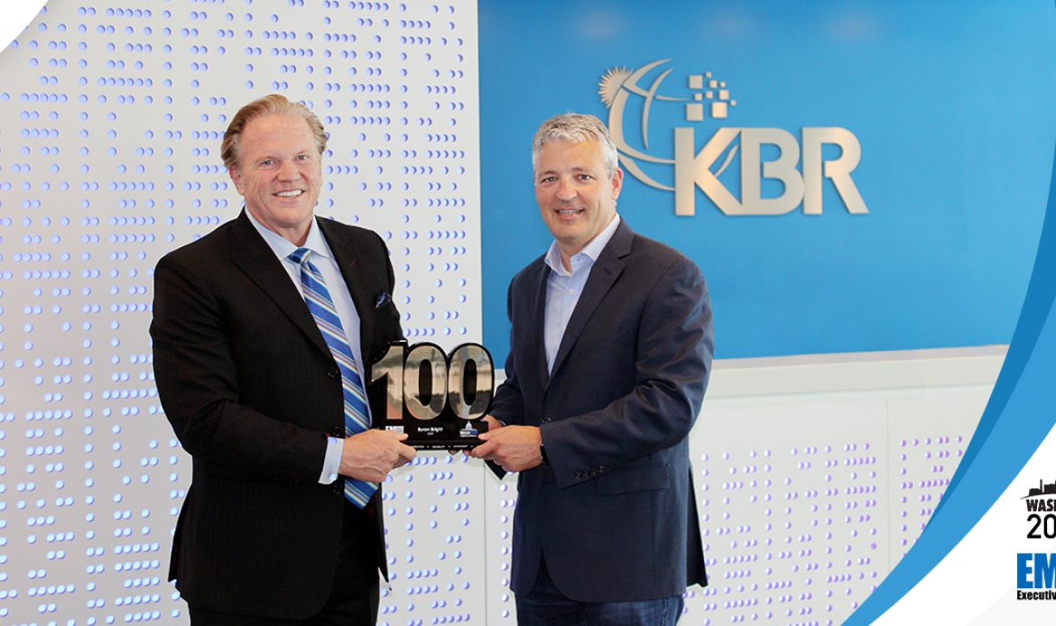 KBR’s Byron Bright Receives 3rd Consecutive Wash100 Award From Executive Mosaic CEO Jim Garrettson