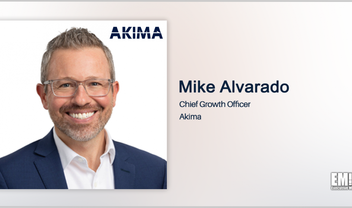 Former Jacobs Exec Mike Alvarado Appointed Akima Chief Growth Officer