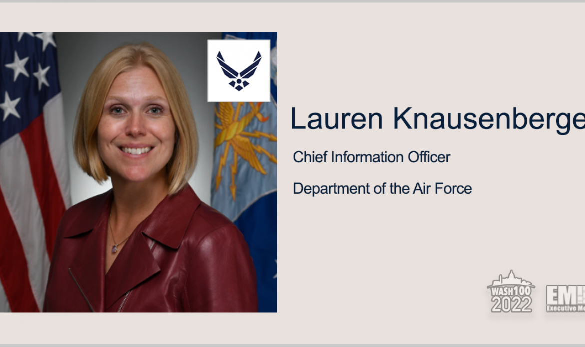 Air Force CIO Lauren Knausenberger Moves Ahead With Cloud One Amid JWCC Delays