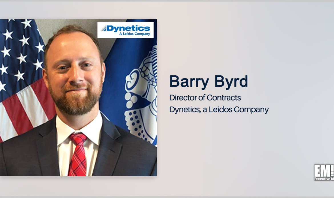 Barry Byrd Promoted to Contracts Director at Leidos Subsidiary Dynetics