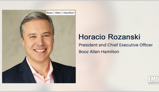Booz Allen’s Fiscal 2023 Q1 Revenue Up 13%; Horacio Rozanski Says Company on Track to Meet Full-Year Expectations