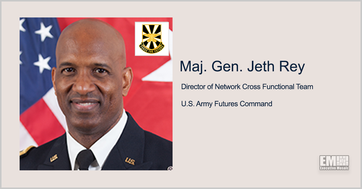 Maj. Gen. Jeth Rey: Network is Army’s Most Pressing Modernization Priority