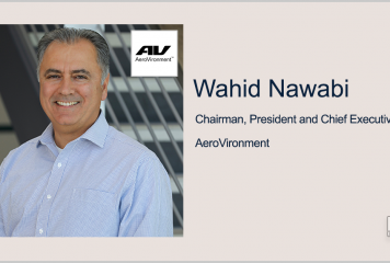 AeroVironment Buys Unmanned Aircraft Navigation Tech Developer Planck; Wahid Nawabi Quoted