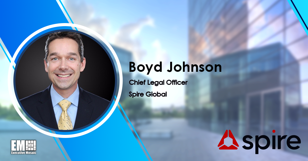 Boyd Johnson Named Spire Global Chief Legal Officer