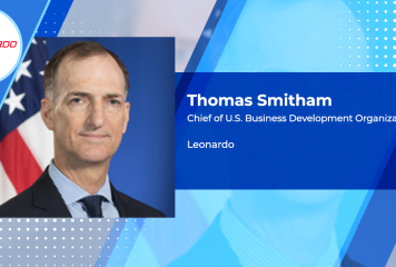 Former Diplomat Thomas Smitham to Head Leonardo’s US Business Development Org