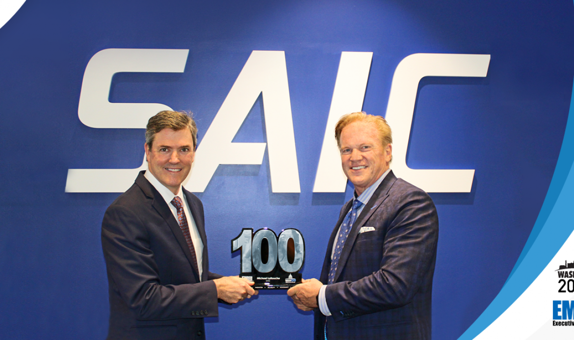 Executive Mosaic CEO Jim Garrettson Presents 2nd Consecutive Wash100 Award to SAIC NSS President Michael LaRouche