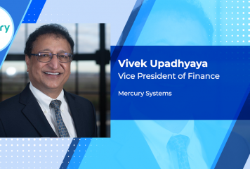 Former Leonardo Exec Vivek Upadhyaya Joins Mercury Systems as Finance VP