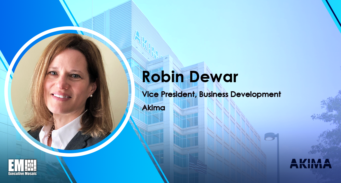 Robin Dewar Named Akima Business Development VP