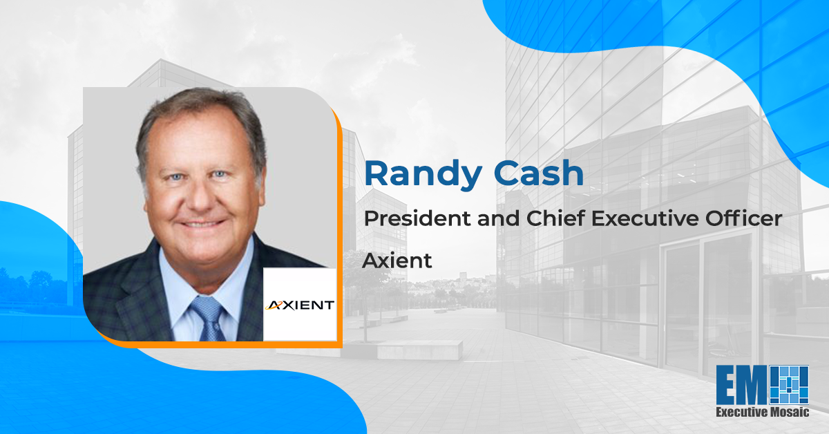 Randy Cash Succeeds Patrick Murphy as Axient President, CEO