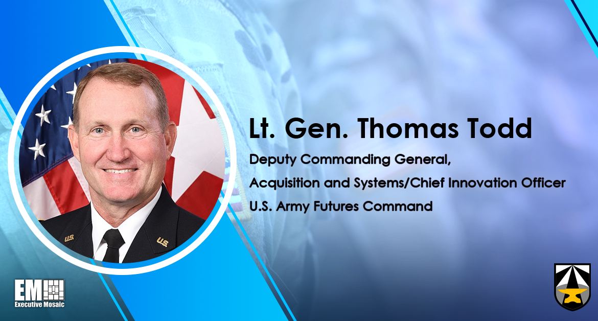 Changing the Culture Around Innovation is Key to Army’s Successful Future, Says Lt. Gen. Thomas Todd