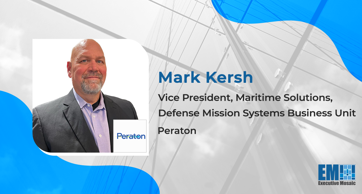 Mark Kersh Promoted to Peraton Maritime Solutions VP