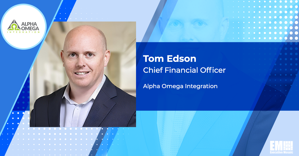 Tom Edson Named Alpha Omega Integration CFO