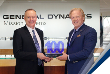 GDMS’ Chris Brady Accepts Executive Mosaic’s 2023 Wash100 Award in Meeting with Jim Garrettson