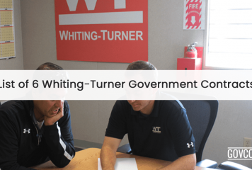List of 6 Whiting-Turner Government Contracts