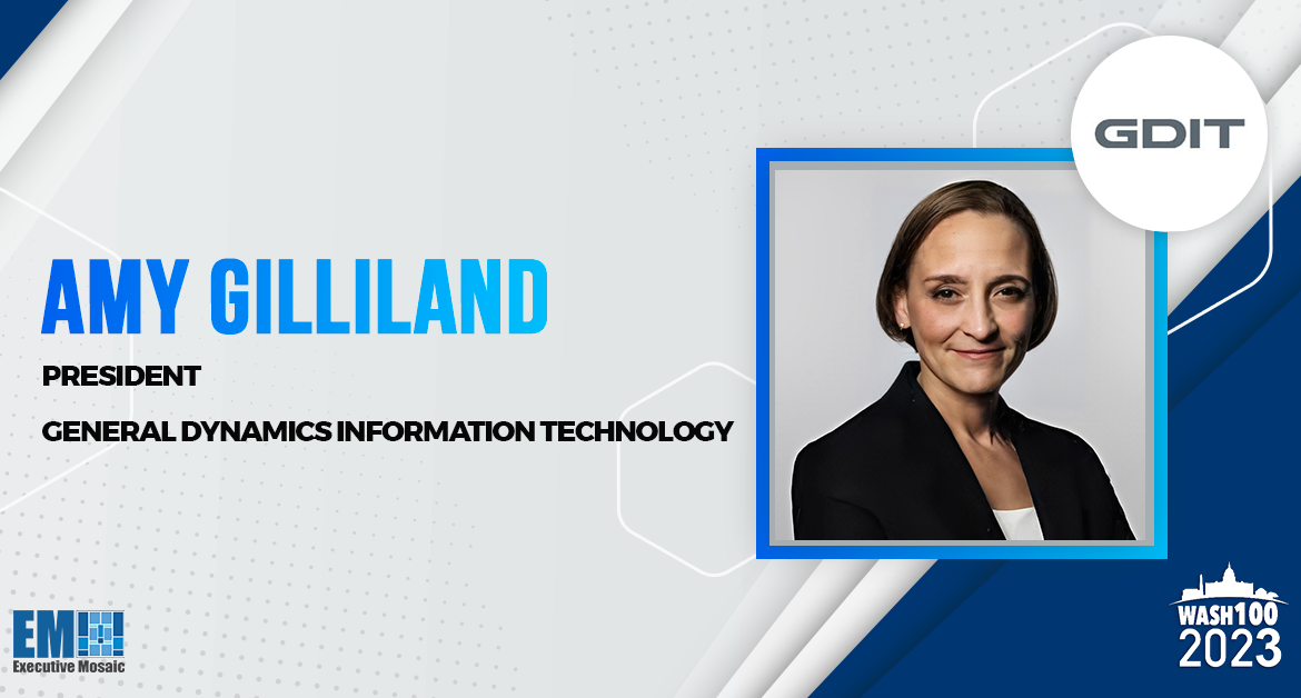 GDIT President Amy Gilliland Honored With 6th Consecutive Wash100 Award for IT Modernization Leadership
