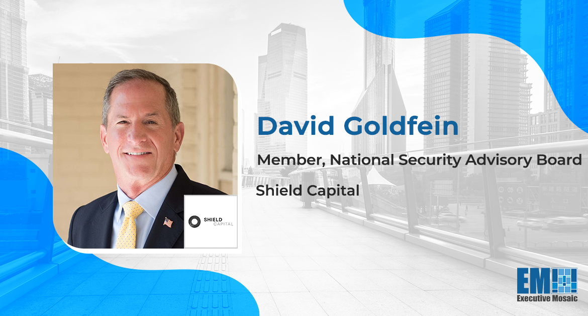 David Goldfein Appointed to Shield Capital’s National Security Advisory Board