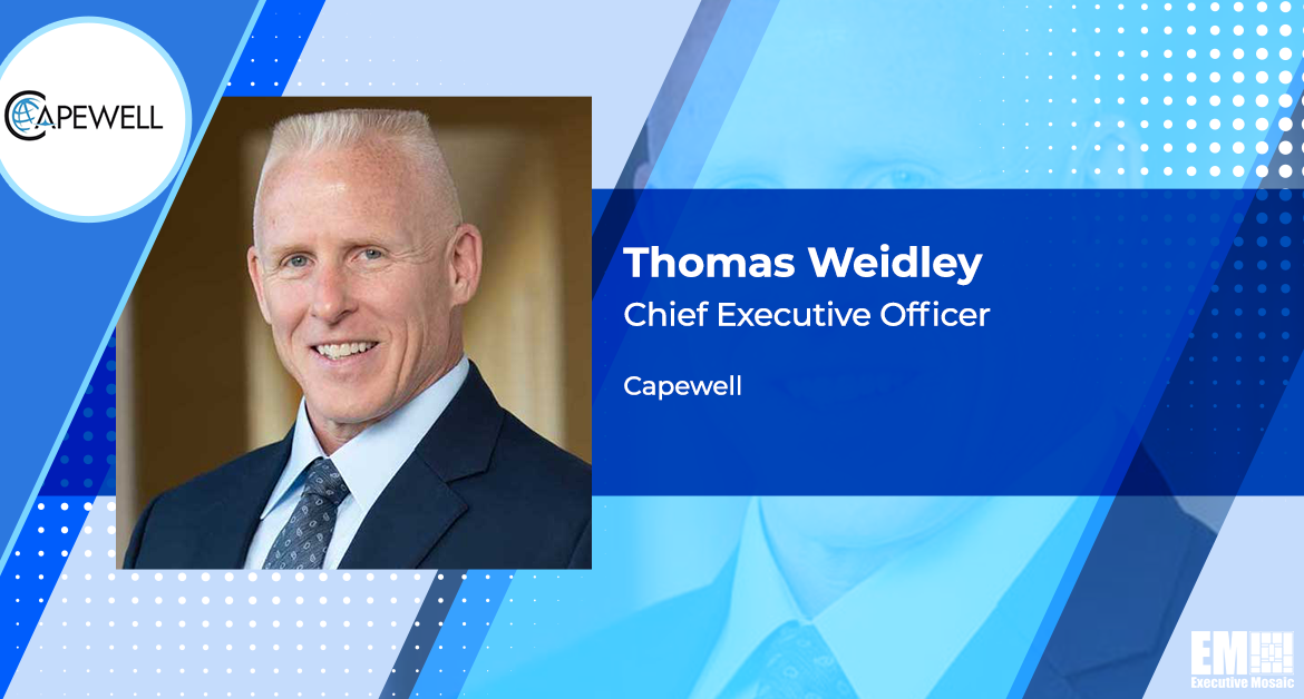 Capewell COO Thomas Weidley Elevated to CEO