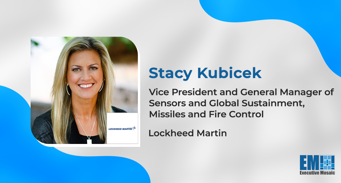 Stacy Kubicek Appointed Sensors & Global Sustainment VP, GM at Lockheed MFC