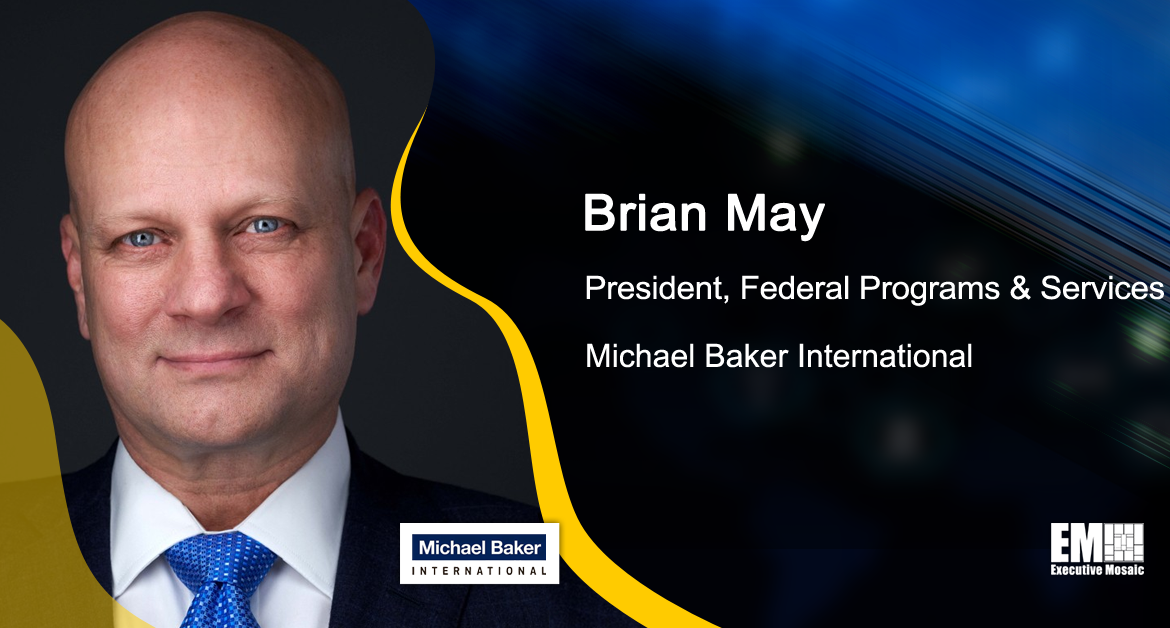 Brian May Promoted to Lead Michael Baker International’s Federal Programs, Services