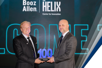 Booz Allen’s Steve Escaravage Accepts 2023 Wash100 Award From Executive Mosaic CEO Jim Garrettson