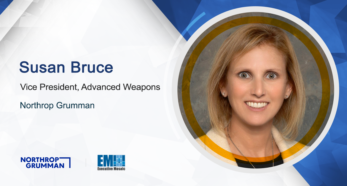 Northrop Veteran Susan Bruce Starts Advanced Weapons VP Work