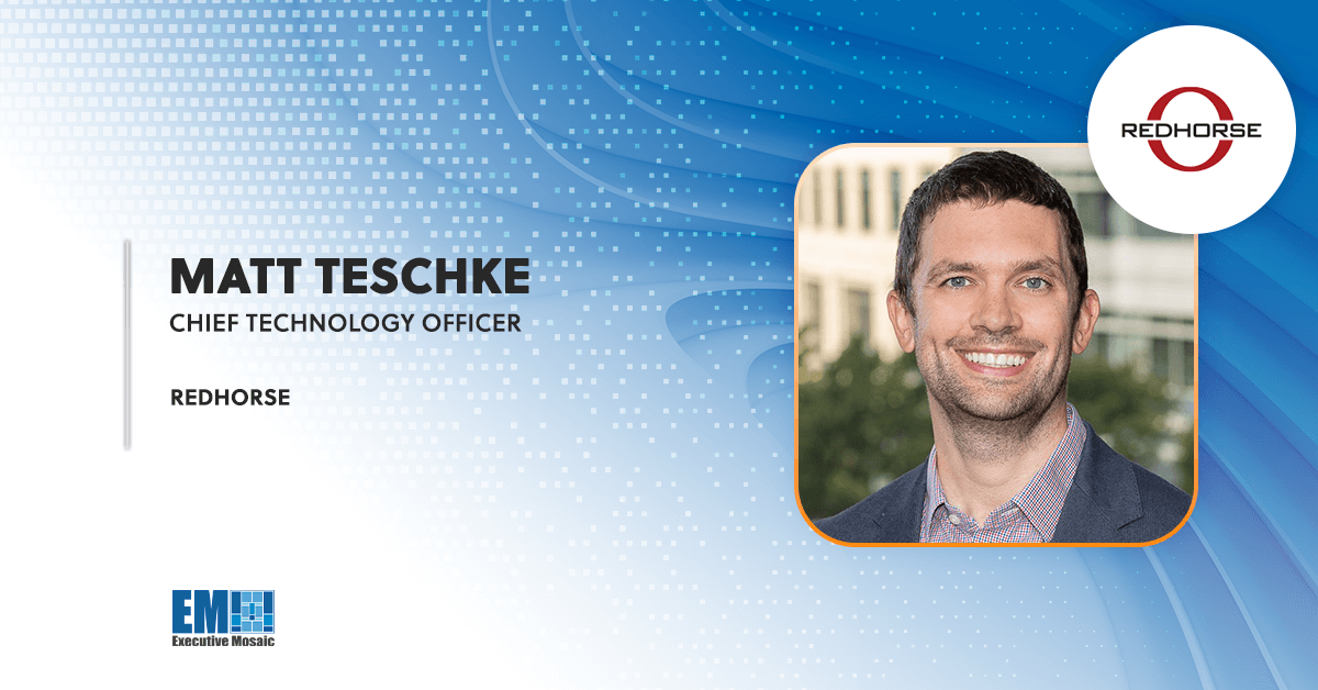 Matt Teschke Named Redhorse Chief Technology Officer; John Zangardi Quoted