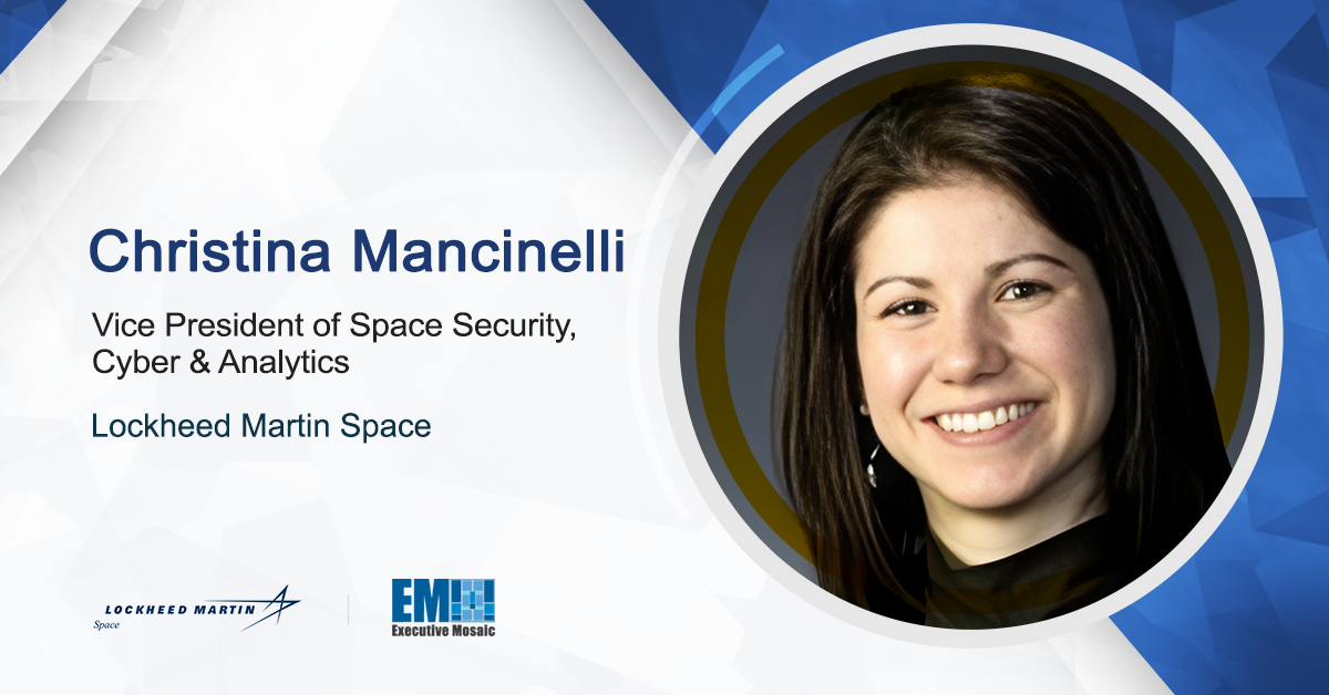 Lockheed elige a Christina Mancinelli como vicepresidenta de la Unidad Espacial de Seguridad Nacional