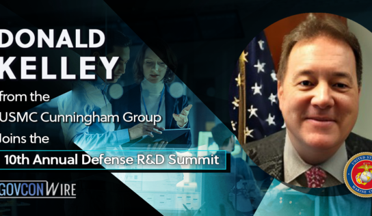 Donald Kelley from the USMC Cunningham Group Joins the 10th Annual Defense R&D Summit
