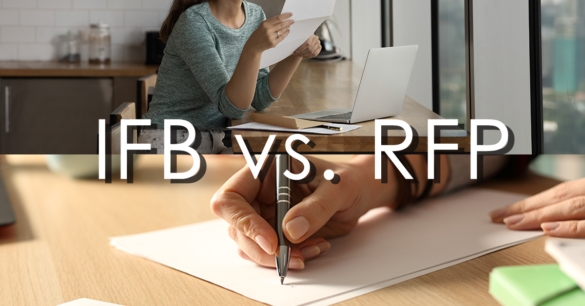 IFB vs. RFP; What are IFBs and RFPs?